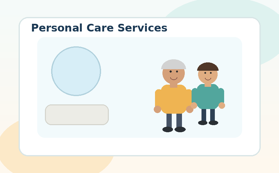 Personal care service illustration